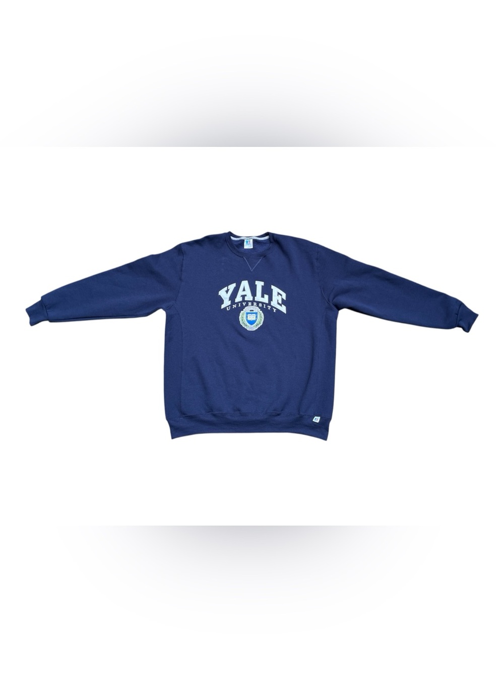 New Men’s XL Yale Russell Athletic Navy Crewneck Sweatshirt